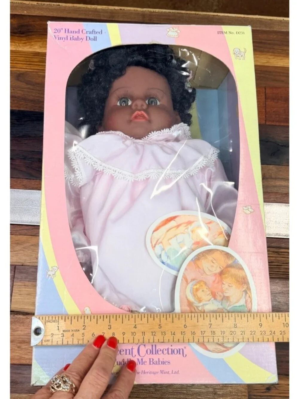 Vintage Mint Cuddle Me Babies Doll Sweet & Innocent Collection Black African Ame